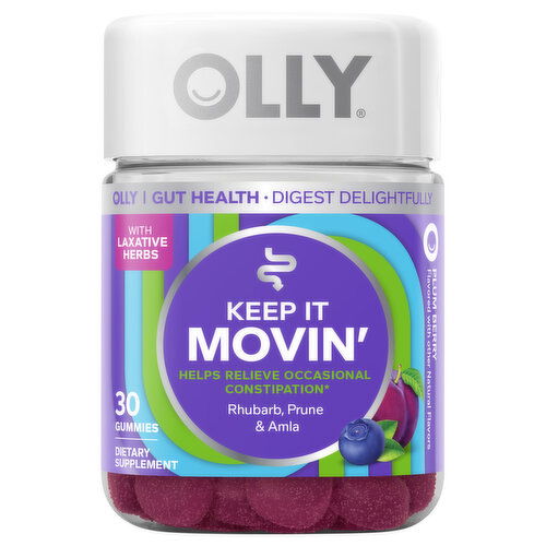 Olly Keep It Movin, Plum Berry, Gummies