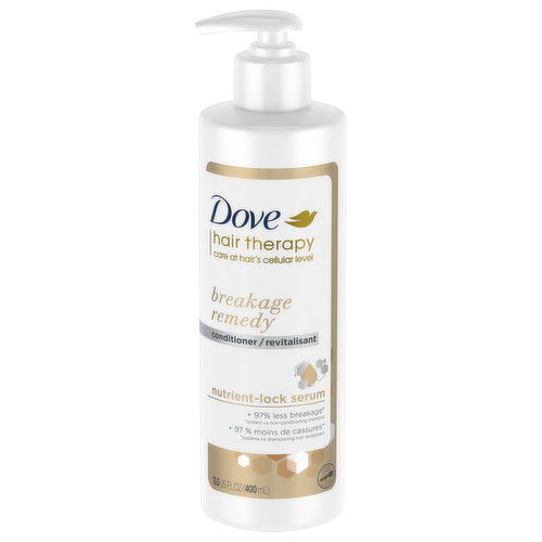 Dove Hair Therapy Conditioner, Breakage Remedy, Nutrient-Lock Serum