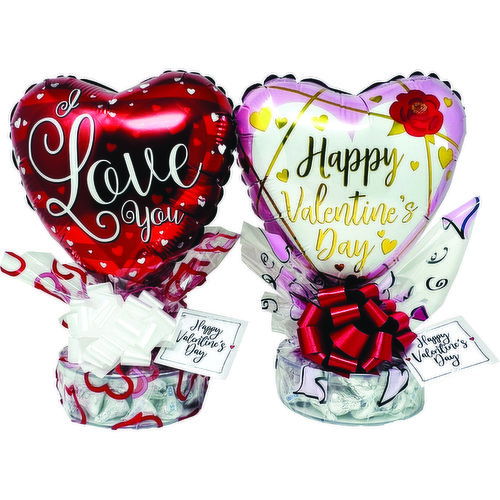 Valentine's Day Candyloon with Kisses