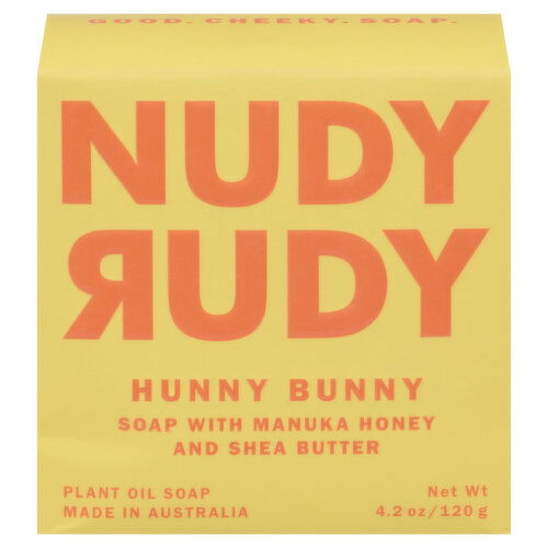 Nudy Rudy Soap, Peanut Oil, Hunny Bunny