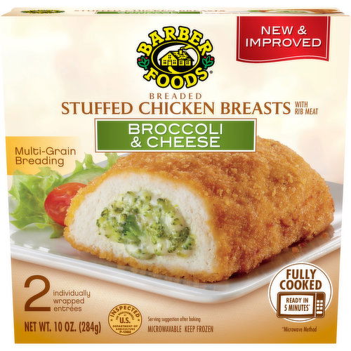 Barber Foods Barber Foods® Stuffed Chicken Breasts Broccoli Cheese, 2 Count