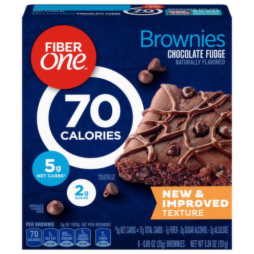Fiber One Brownies, Chocolate Fudge