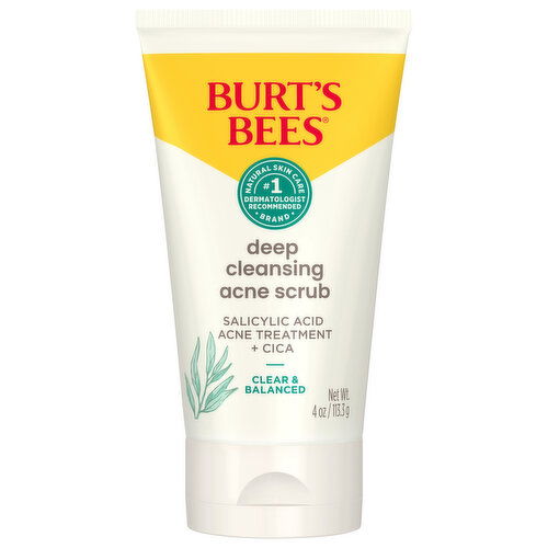 Burt's Bees Acne Scrub, Deep Cleansing