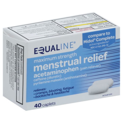 Equaline Menstrual Relief, Maximum Strength