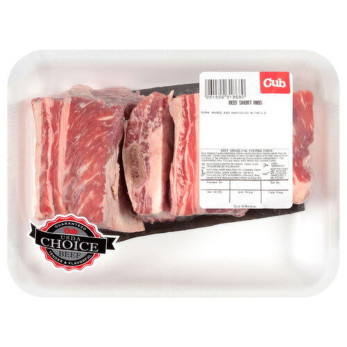 Cub Bone In Beef Short Ribs