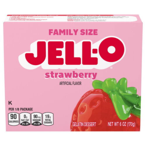 Jell-O Strawberry Gelatin Dessert Mix