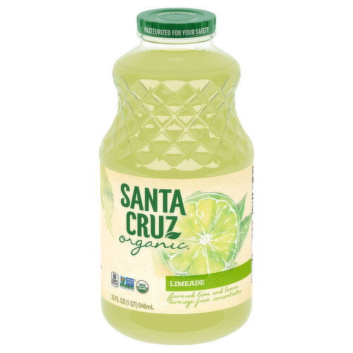 Santa Cruz Organic Flavored Beverage, Limeade