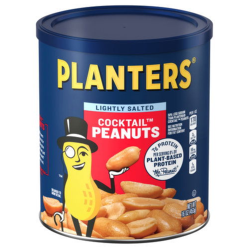 Planters Peanuts, Lightly Salted, Cocktail