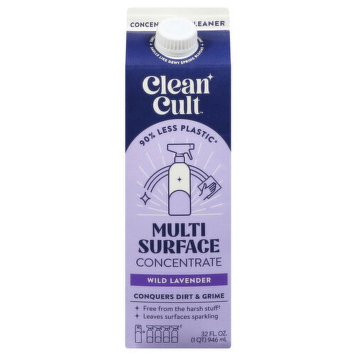 Cleancult Concentrated Cleaner, Multi Surface, Wild Lavender