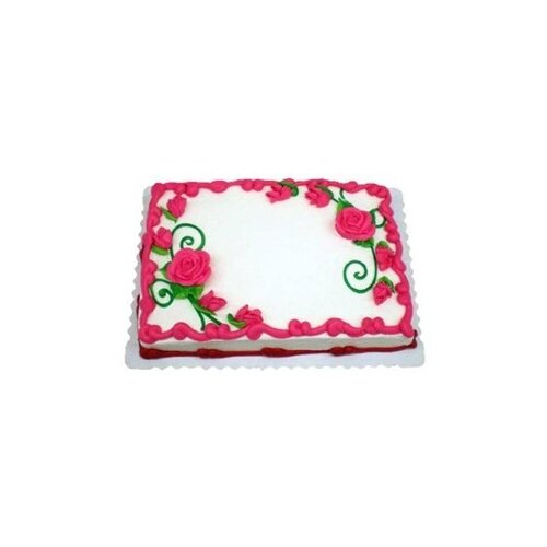 Cub Traditional Roses Sheet Cake