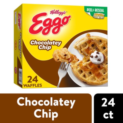 Eggo Frozen Waffles, Chocolatey Chip, Family Pack