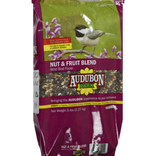 Audubon Park Wild Bird Food, Nut & Fruit Blend