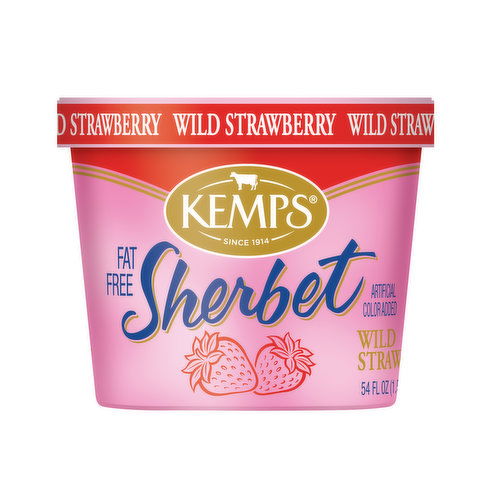 Kemps Wild Strawberry Sherbet