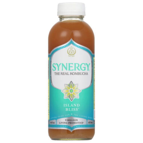 Synergy Kombucha, Island Bliss