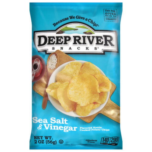 Deep River Snacks Kettle Cooked Sea Salt & Vinegar Potato Chips