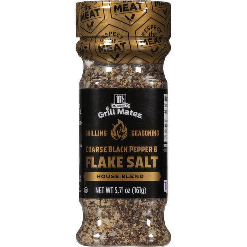 McCormick Grill Mates Coarse Black Pepper & Flake Salt  Seasoning