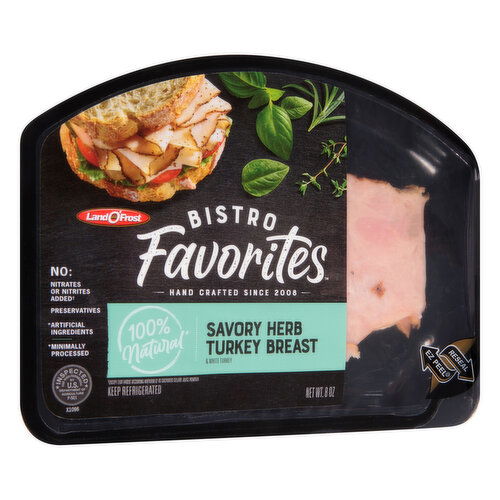 Land O'Frost Bistro Favorites Turkey Breast, Savory Herb