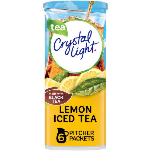 Crystal Light Lemon Iced Tea Naturally Flavored Powdered Drink Mix