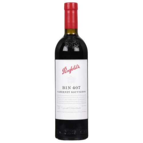 Penfolds Cabernet Sauvignon, Bin 407, South Australia