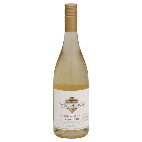 Kendall-Jackson Pinot Gris, Vintner's Reserve, 2018, California