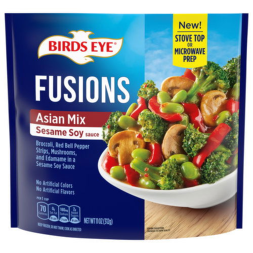 Birds Eye Fusions Asian Mix, Sesame Soy Sauce