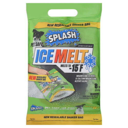 Splash Ice Melt, Melts to -15 Degrees F