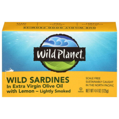 Wild Planet Lightly Smoked Wild Sardines