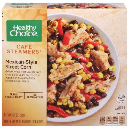 Healthy Choice Cafe Steamers Street Corn, Mexican-Style