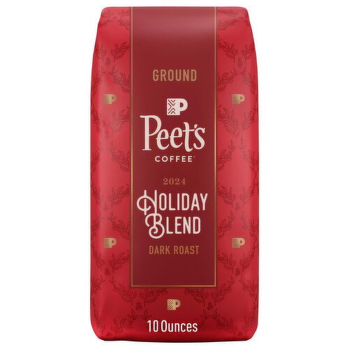 Peet's Coffee Coffee, Ground, Dark Roast, 2024 Holiday Blend