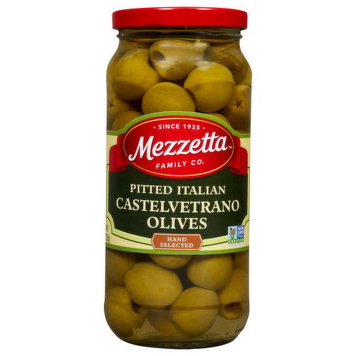 Mezzetta Olives, Pitted Italian, Castelvetrano