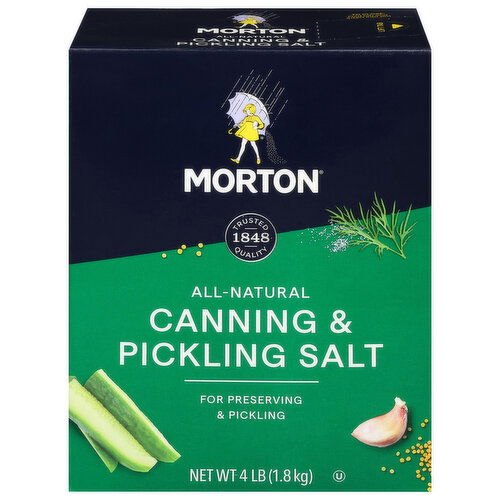 Morton Canning & Pickling Salt, All-Natural