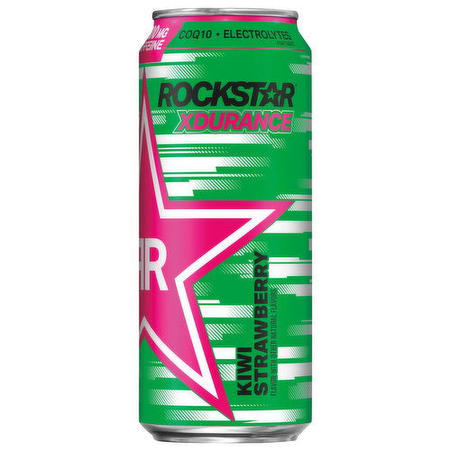 Rockstar Xdurance Energy Drink, Sugar Free, Kiwi Strawberry