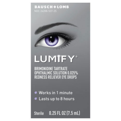 Lumify Eye Drops, Redness Reliever, Large Size