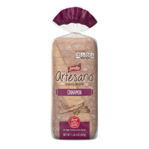 Sara Lee Artesano Sara Lee Artesano Cinnamon Bakery Bread, 20 oz