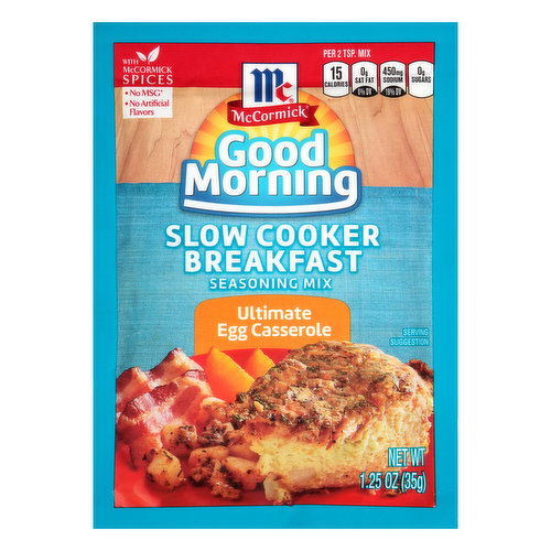 McCormick Good Morning Slow Cooker Breakfast Seasoning Mix, Ultimate Egg Casserole