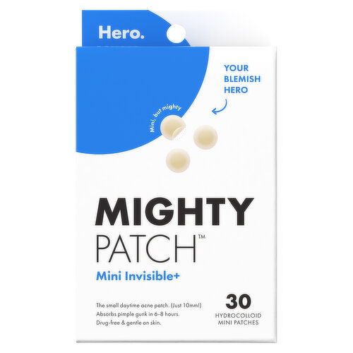 Hero Mighty Patch Invisible+ Hydrocolloid Mini Patches
