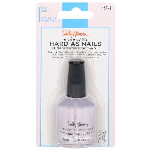 Sally Hansen Top Coat, Strengthening, Advanced, Hard As Nails