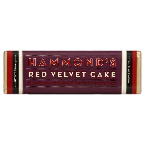 Hammond's Milk Chocolate, Red Velvet Cake