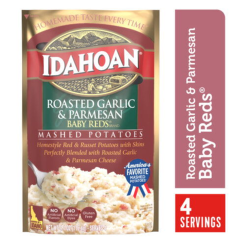 Idahoan Baby Reds® w/Roasted Garlic & Parmesan Roasted Garlic & Parmesan Mashed Potatoes