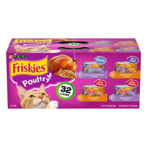 Friskies Cat Food, Poultry