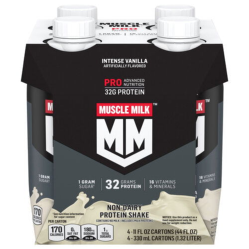 Muscle Milk Protein Shake, Intense Vanilla