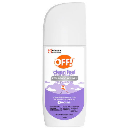Off! Insect Repellant II, Clean Feel, Fragrance Free