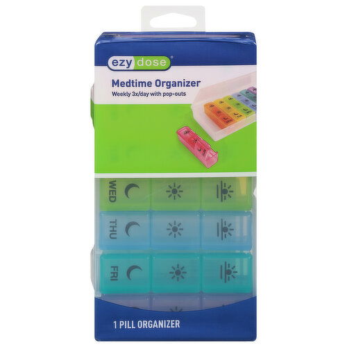 Ezy Dose Pill Organizer, Medtime, Weekly