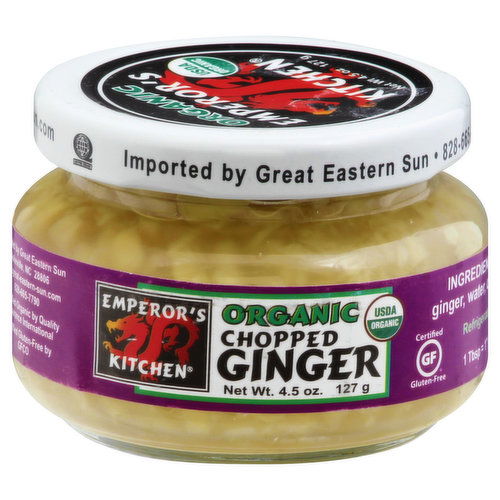 Emperors Kitchen Ginger, Organic, Chopped