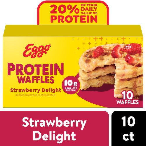 Eggo Frozen Waffles, Strawberry Delight