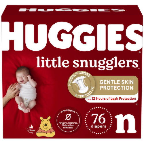 Huggies Little Snugglers Diapers, Disney Baby, N (Up to 10 lb)