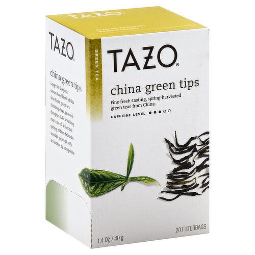 Tazo Green Tea, China Green Tips, Filterbags