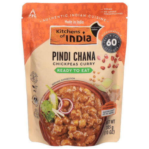 Kitchens of India Chickpeas Curry Mild Pindi Chana