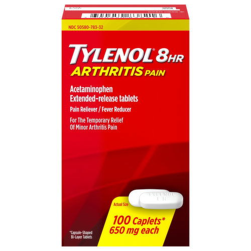 Tylenol 8HR Arthritis Pain, 650 mg, Caplets