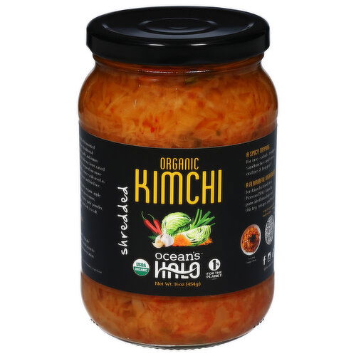 Ocean's Halo Kimchi, Organic, Shredded